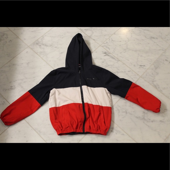 Brandy Melville Jackets & Blazers - Red white and blue Brandy Melville zip-up.